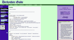 Desktop Screenshot of derbyshireguide.co.uk